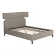 ZUO Dusa Polyester Fabric Upholstered Queen Bed in Green