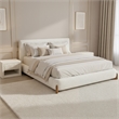 Baris King Bed Ivory
