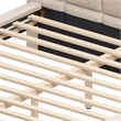 Placid King Bed Beige