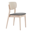 Kellua Dining Chair (Set of 2) Gray & Natural