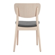 Kellua Dining Chair (Set of 2) Gray & Natural