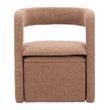 Atria Accent Chair & Ottoman Tawny Brown