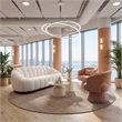 Liva Swivel Chair Frosty Brown