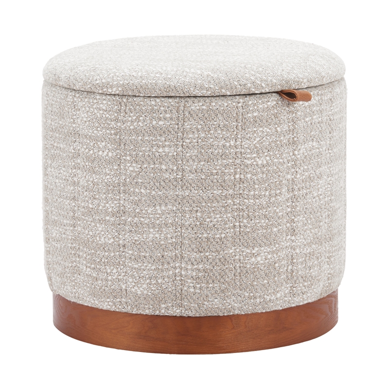 Fije Storage Ottoman Gray