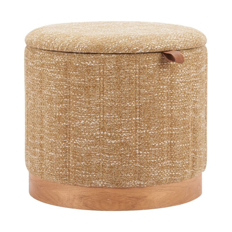 Fije Storage Ottoman Oat Yellow