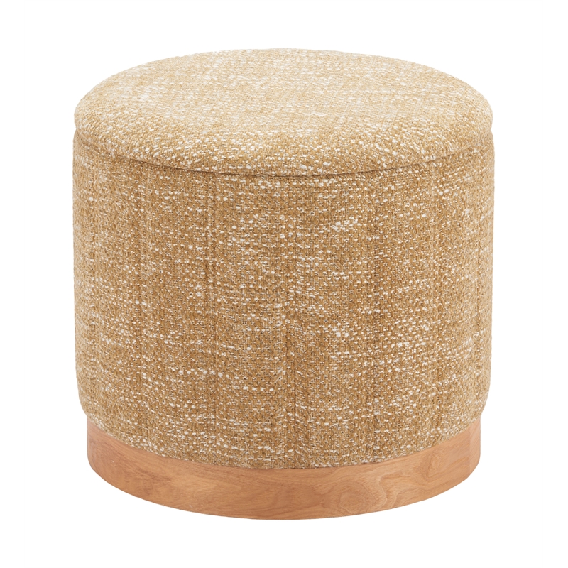 Fije Storage Ottoman Oat Yellow