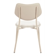 Zeal Dining Chair (Set of 4) Light Gray & Beige