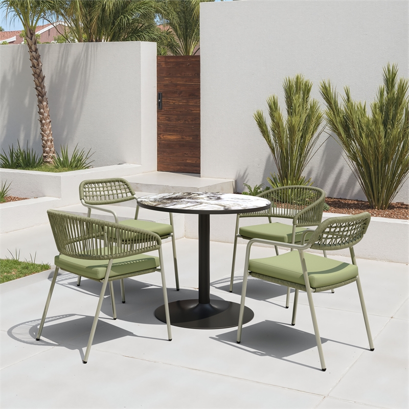 rio dining chair (set of 2) green