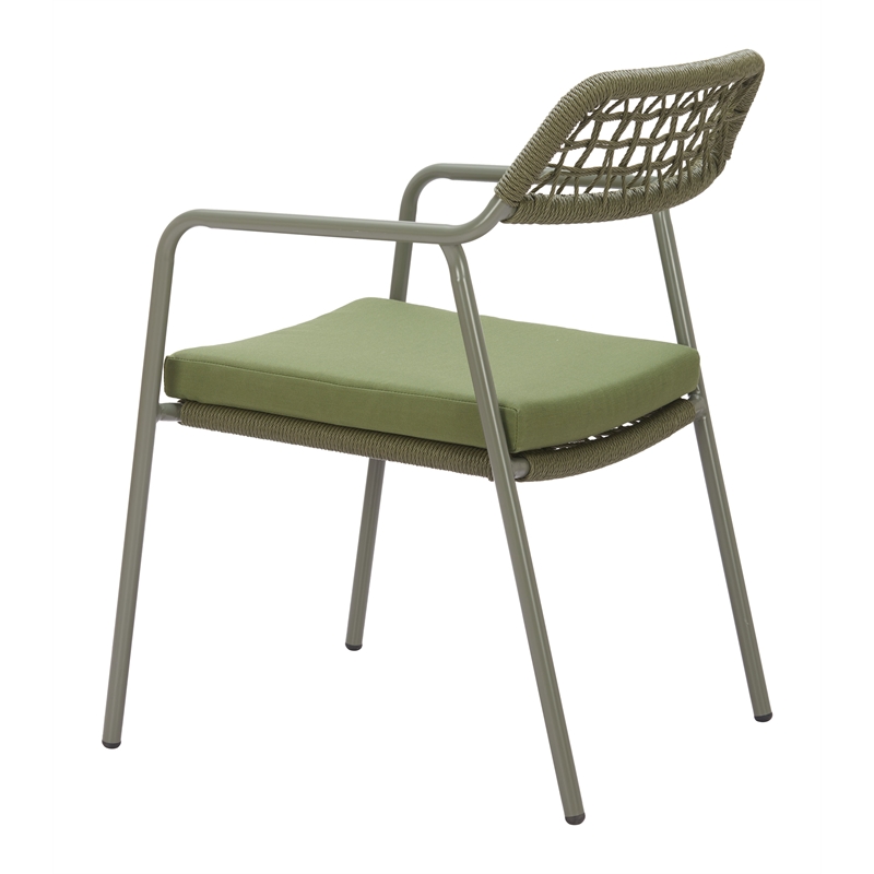 rio dining chair (set of 2) green