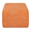 Nendo Bench Abstract Orange