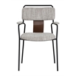 Couva Dining Chair (Set of 2) Gray Tweed