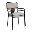 Couva Dining Chair (Set of 2) Gray Tweed