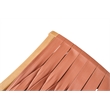 ZUO Rova Solid Wood with Synthetic Rattan Weave Lounge Chair in Terracotta