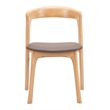 Pioro Dining Chair (Set of 2) Brown & Natural