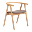 Peker Dining Chair (Set of 2) Brown & Natural