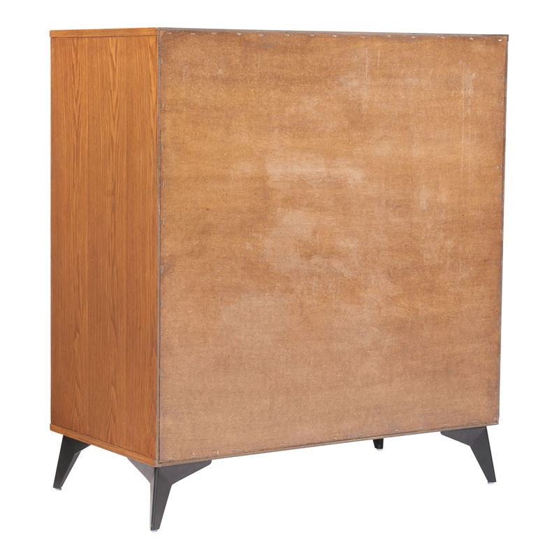Zarif Chest Black & Walnut