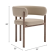 Ruge Dining Chair (Set of 2) Beige