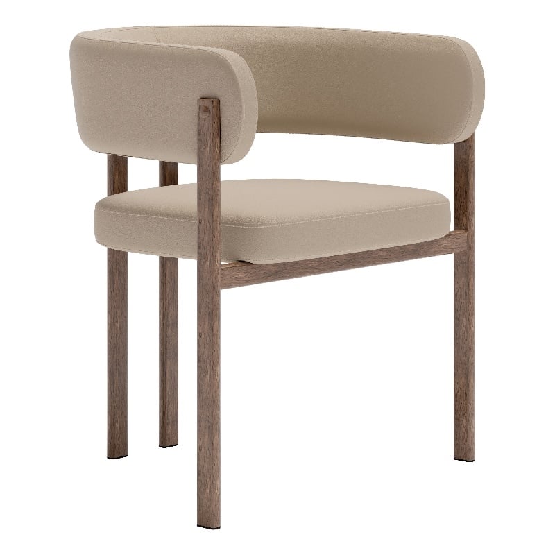 Ruge Dining Chair (Set of 2) Beige
