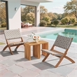 Riviera Extendable Stool (Set of 2) Natural