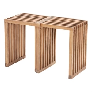 Riviera Extendable Stool (Set of 2) Natural