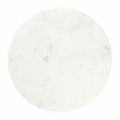 ZUO Tova Round Marble Top Side Table in Multi-Color