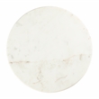 ZUO Elyn Round Marble Top Side Table in Multi-Color