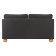 Minze Loveseat Black