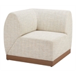 Christy Corner Chair Beige