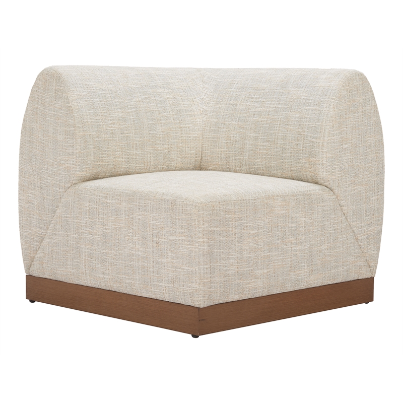 Christy Corner Chair Beige