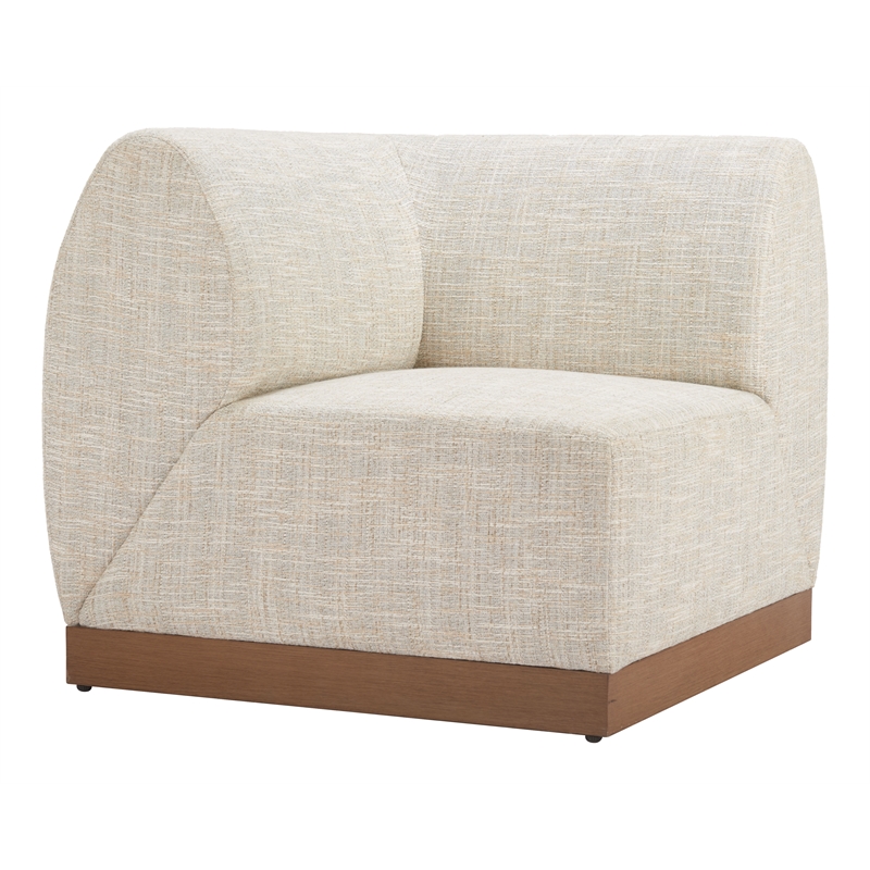 Christy Corner Chair Beige
