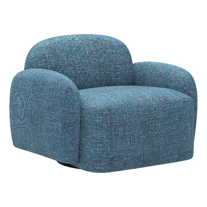 Cleo Swivel Chair Blue