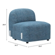 Cleo Middle Chair Blue