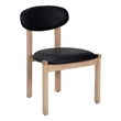 Rilou Dining Chair (Set of 2) Black & Natural