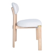 Rilou Dining Chair (Set of 2) White & Natural
