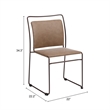 Verbena Dining Chair (Set of 2) Brown