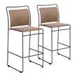Verbena Barstool (Set of 2) Brown