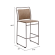 Verbena Barstool (Set of 2) Brown