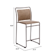 Verbena Counter Stool (Set of 2) Brown