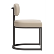 Velar Dining Chair (Set of 2) Beige & Gray