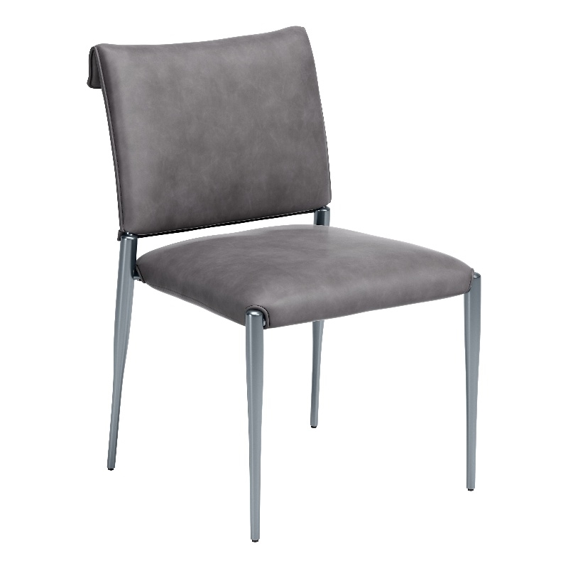 Freesia Dining Chair (Set of 2) Charcoal Gray