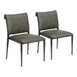 Freesia Dining Chair (Set of 2) Olive Green
