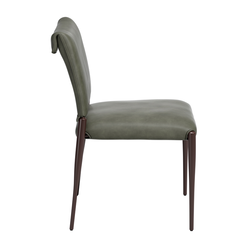 Freesia Dining Chair (Set of 2) Olive Green