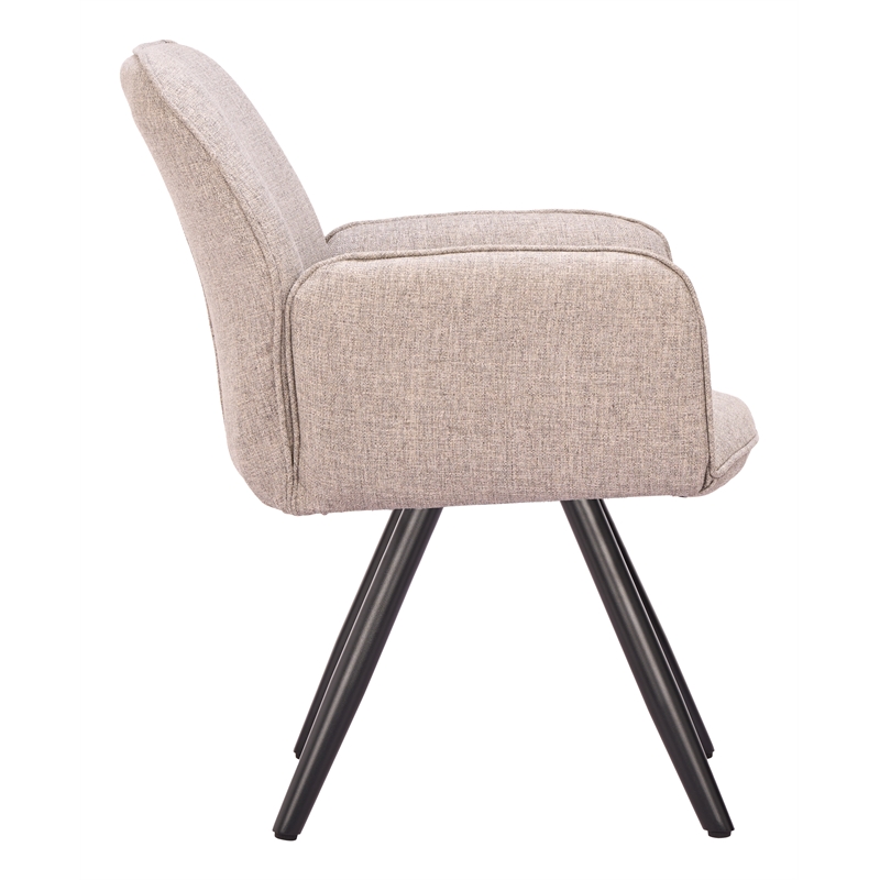 Sieve Swivel Dining Chair (Set of 2) Beige