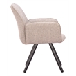 Sieve Swivel Dining Chair (Set of 2) Beige