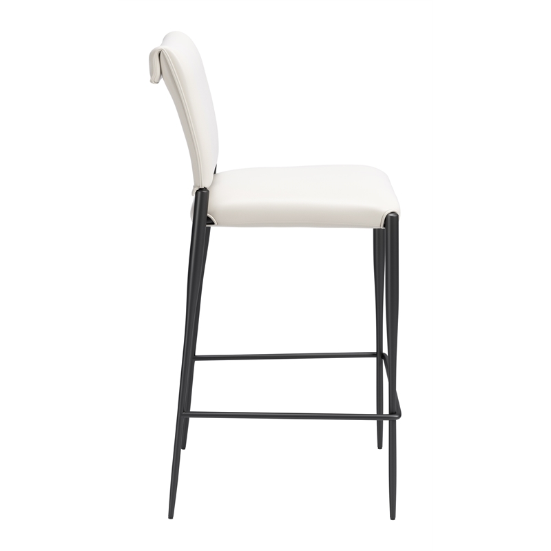 Freesia Barstool (Set of 2) White