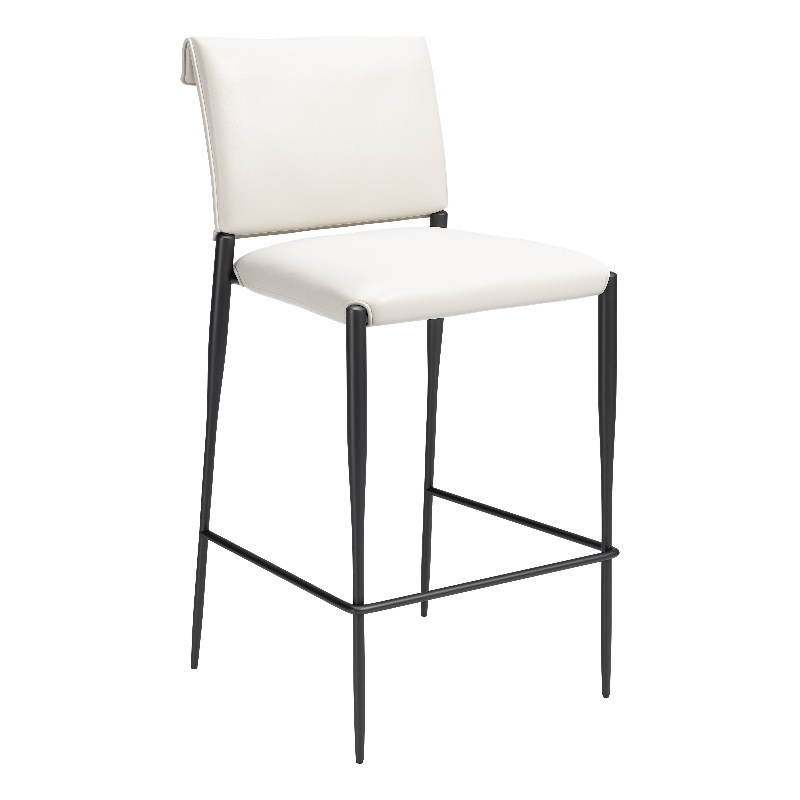 Freesia Barstool (Set of 2) White