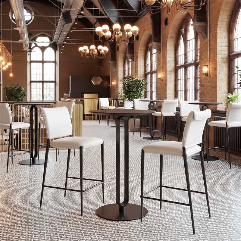 Freesia Counter Stool (Set of 2) White