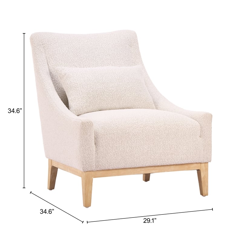 Velun Accent Chair Ivory