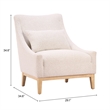 Velun Accent Chair Ivory