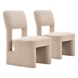 Dewey Dining Chair (Set of 2) Beige